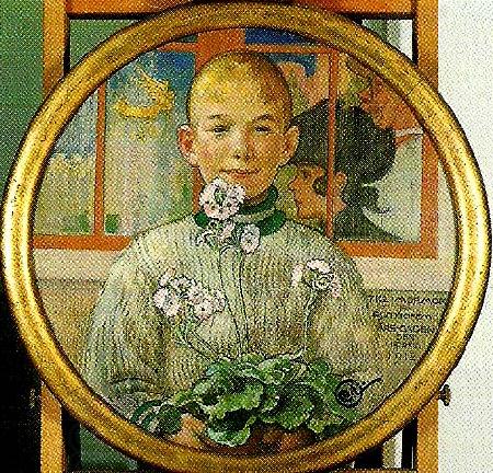 Carl Larsson gratulation till mormor China oil painting art